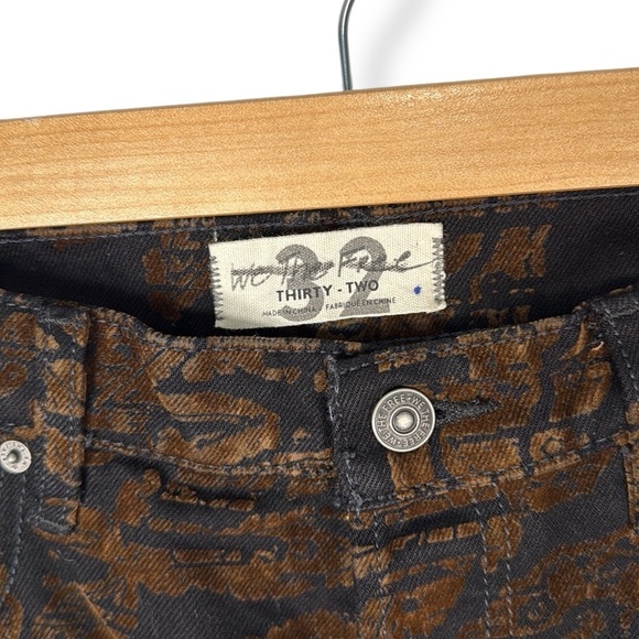 Free People Annabelle flocked‎ jeans - Picture 4 of 8